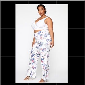 Fashion Nova Floral High Rise Pants